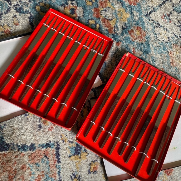 Vintage Fondue fork set rosewood handles set of 16 - Picture 1 of 4